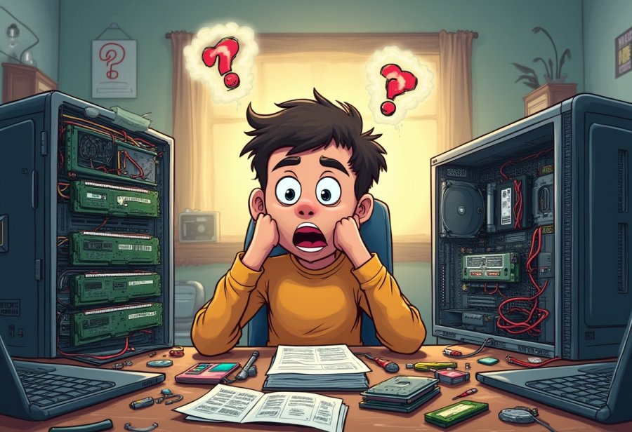 Mastering the hilarious chaos of DIY computer upgrades